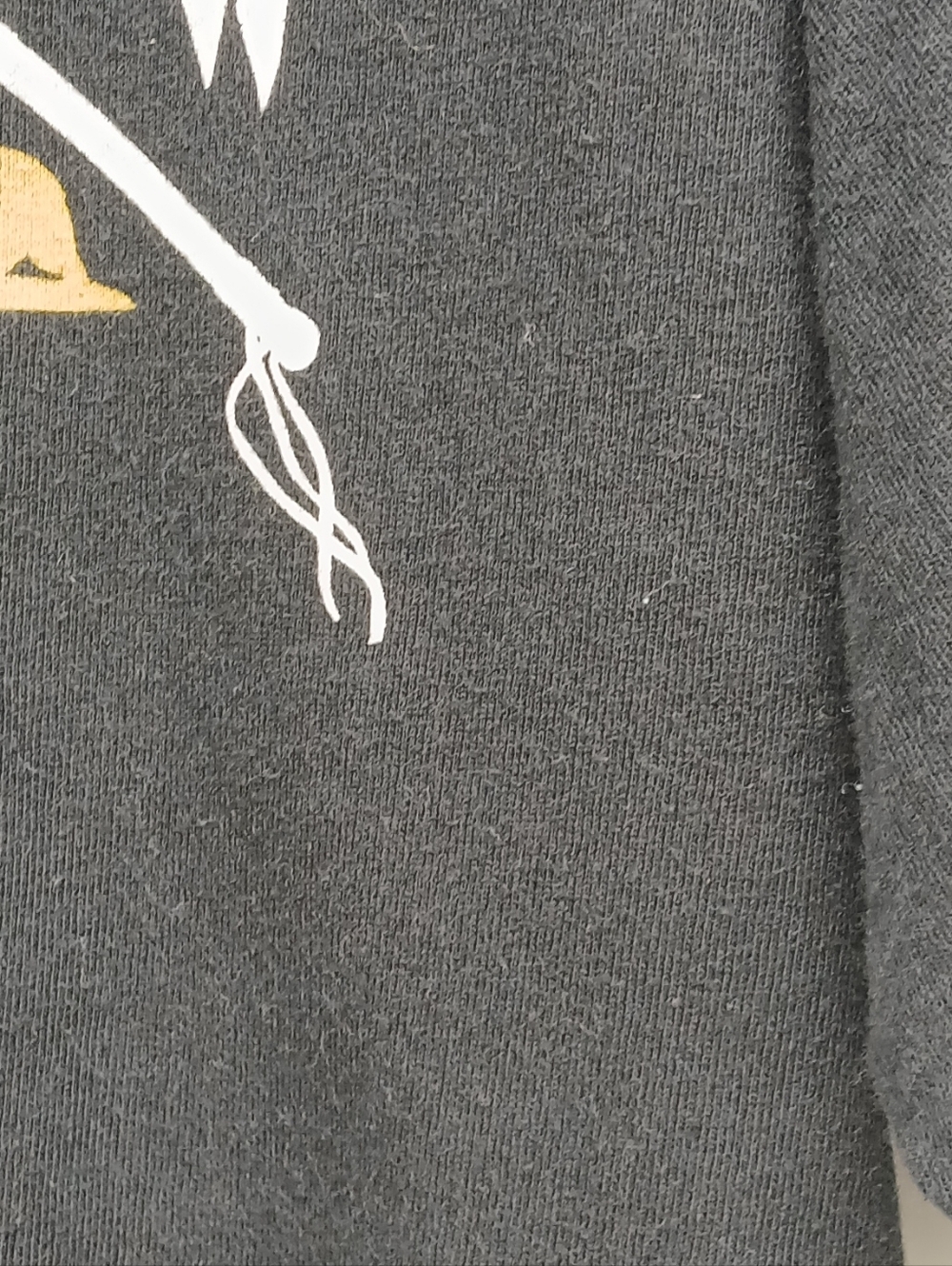 Vans Black Short-Sleeve Tee with Yellow & White Chest Graphic - Picture 6 of 6